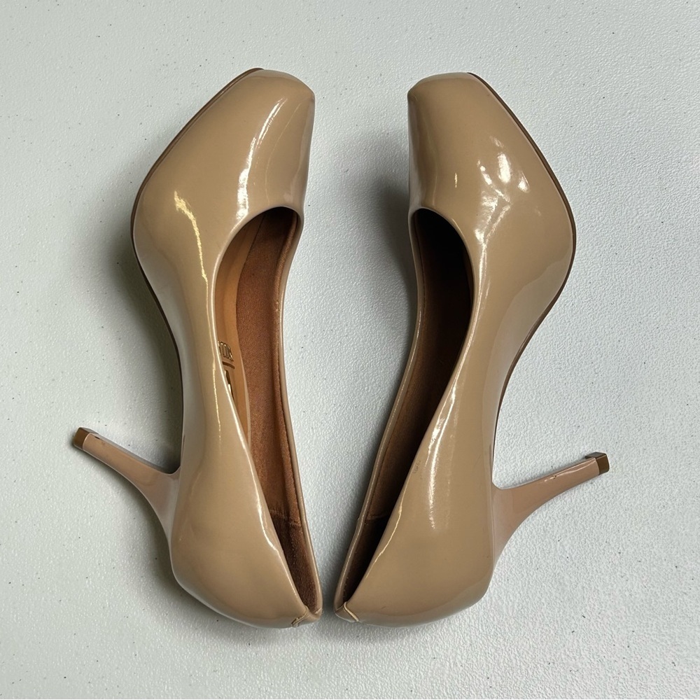 Vizzano Glamour Nude Tan Heels Shoes Womens | Size 6 - Picture 10 of 11